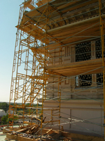 Clock Tower Restoration Begins